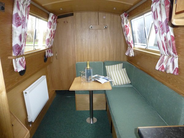 A Discovery rear saloon and dining area
